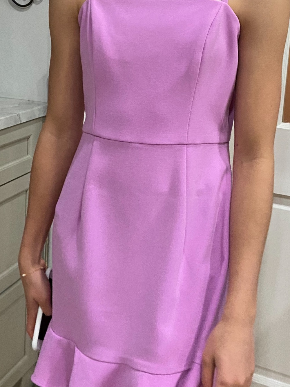 French Connection Pink Lilac Strappy Mini Dress
